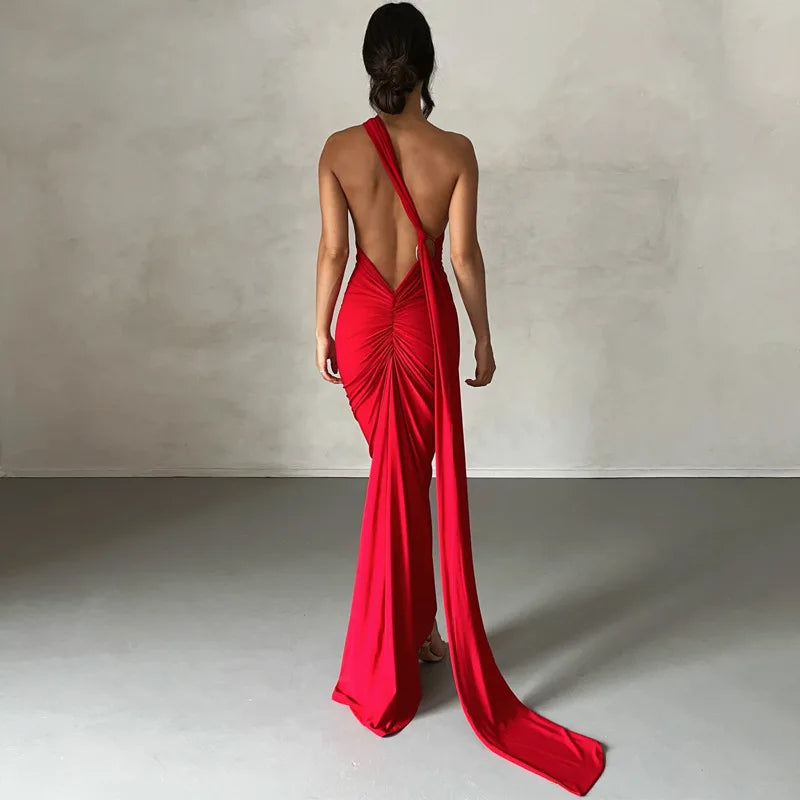 Backless Evening Dress
