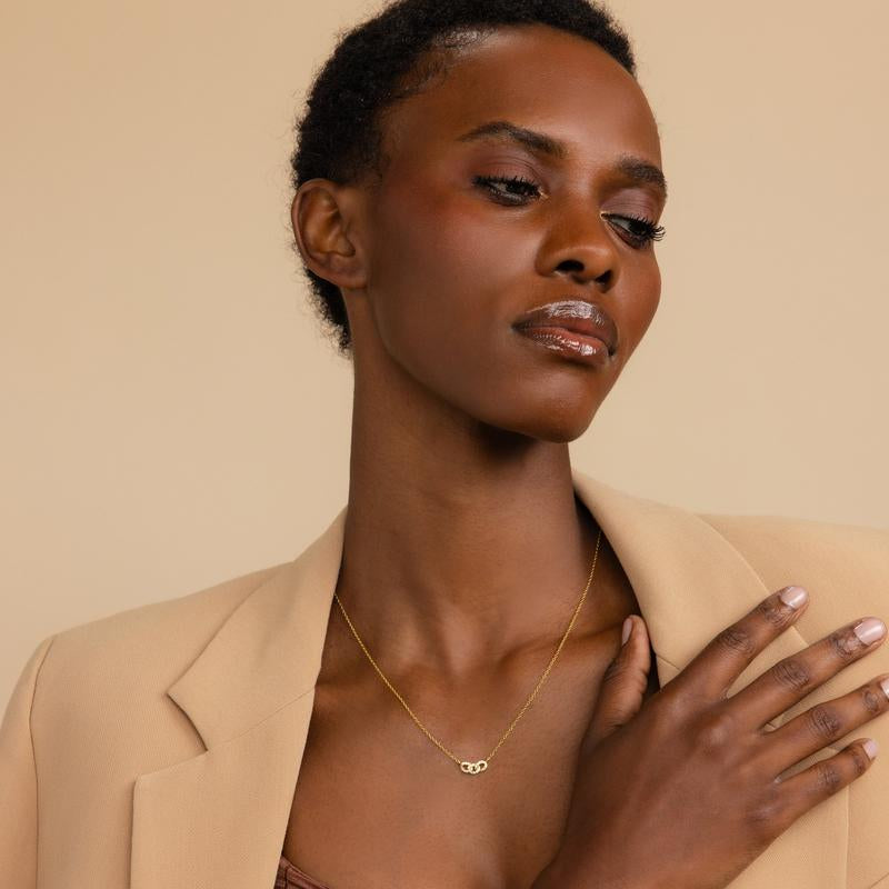 Pave Link Necklace - Women'S Fashion Accessory