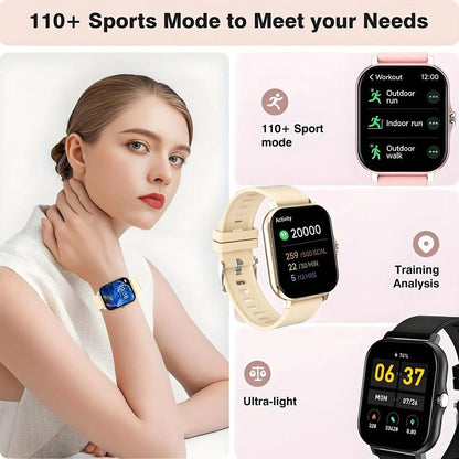 Smart Watch, Wireless Talking/Dialing, Multi-Sport Mode, Call Reminder and Rejection, SMS Reminder, Message Reminder, Various APP Reminders, Multi-Function Display, HD Screen, Gifts, Multiple Colors Alloy Charging Pink Smartphone Usb Wearable Rechargeable