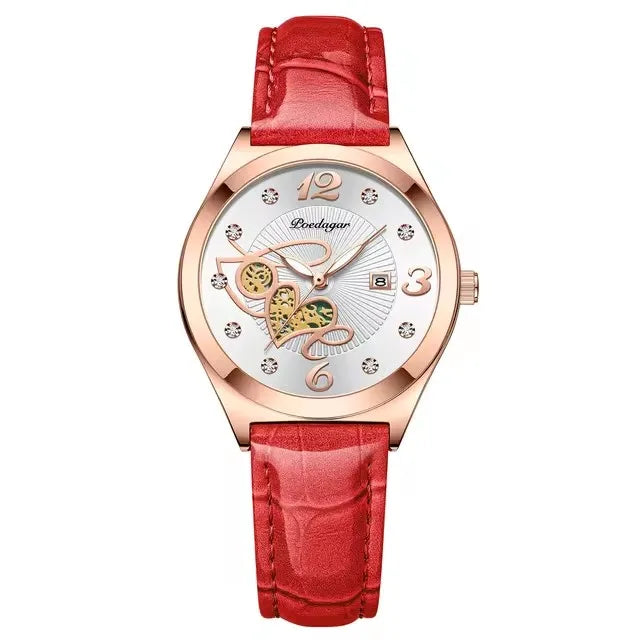 POEDAGAR Leather Watch