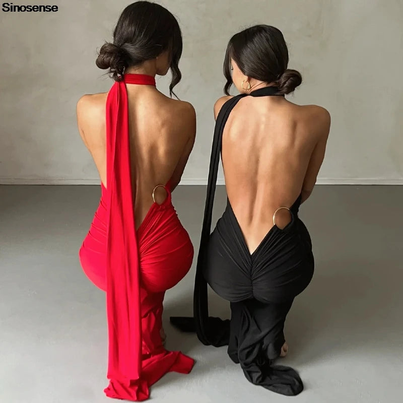 Backless Evening Dress
