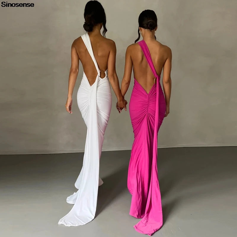 Backless Evening Dress