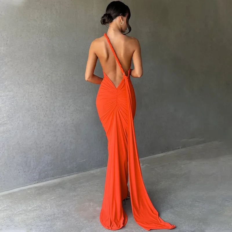 Backless Evening Dress