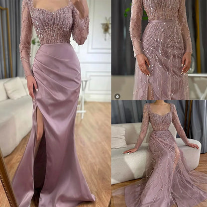 Sequined Evening Gown
