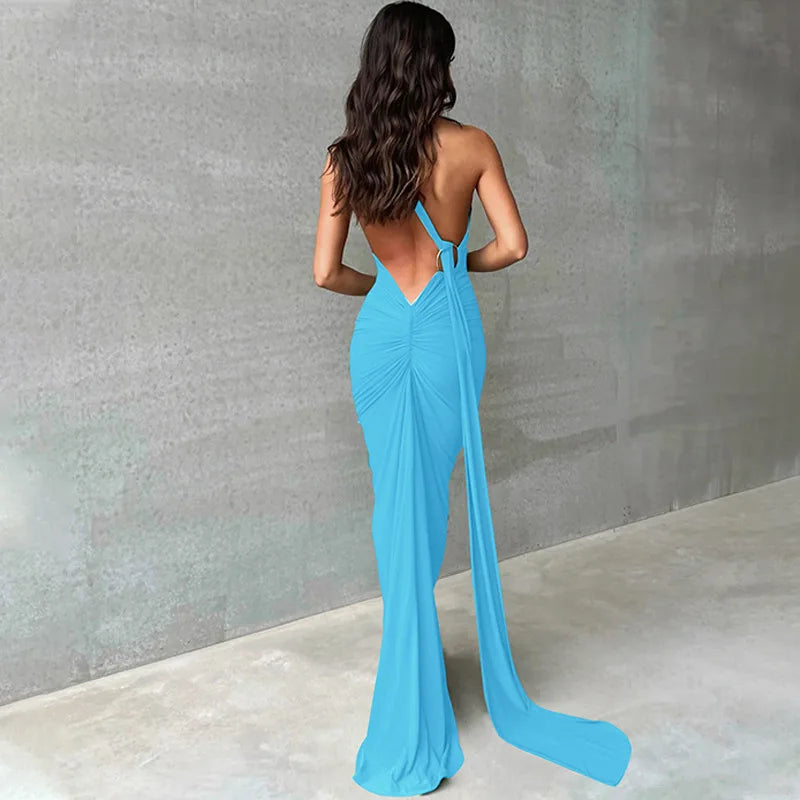 Backless Evening Dress