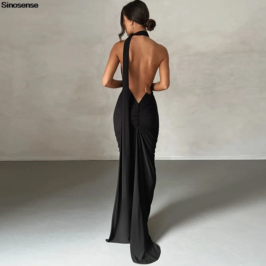 Backless Evening Dress
