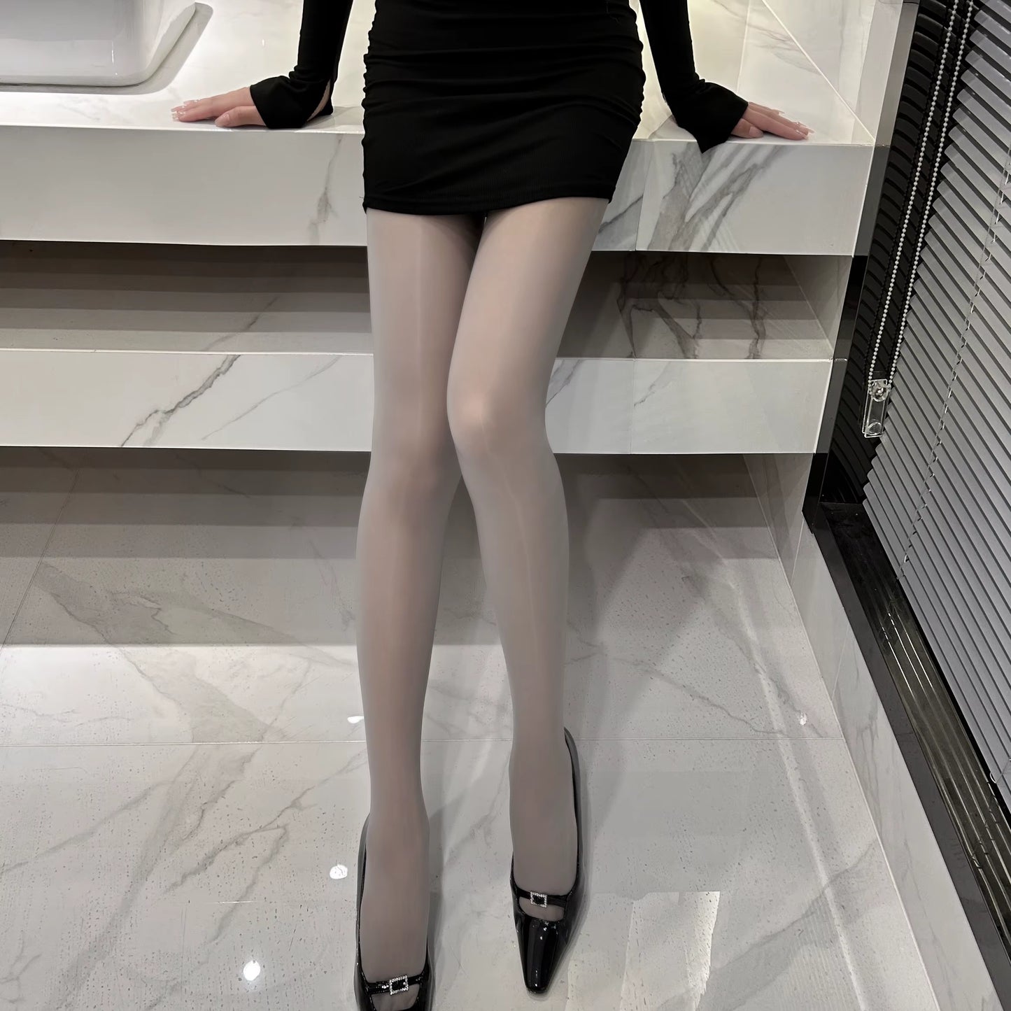 Ultra-Thin Shiny Satin Horse Oil High Elastic Stockings - Sexy Long Pantyhose for Ladies