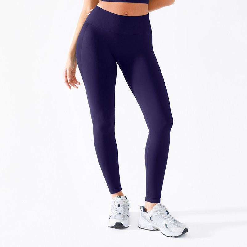 BRXL Seamless High Waisted Tummy Control Yoga Pants Long Pants Gym Outfits Women Sports Tight Comfortable Fit Versatile Style for Gym Workout Four Season Leggings Spring Edition-Love