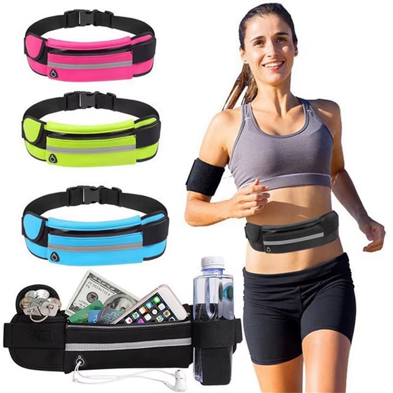 Ultra-Comfortable Sport Running Waist Bag - Adjustable Fanny Pack for Men & Women, Perfect for Gym, Cycling & Outdoor Activities